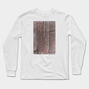 Detailed Wooden Fence Palings Long Sleeve T-Shirt